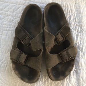 Tan Birkenstocks